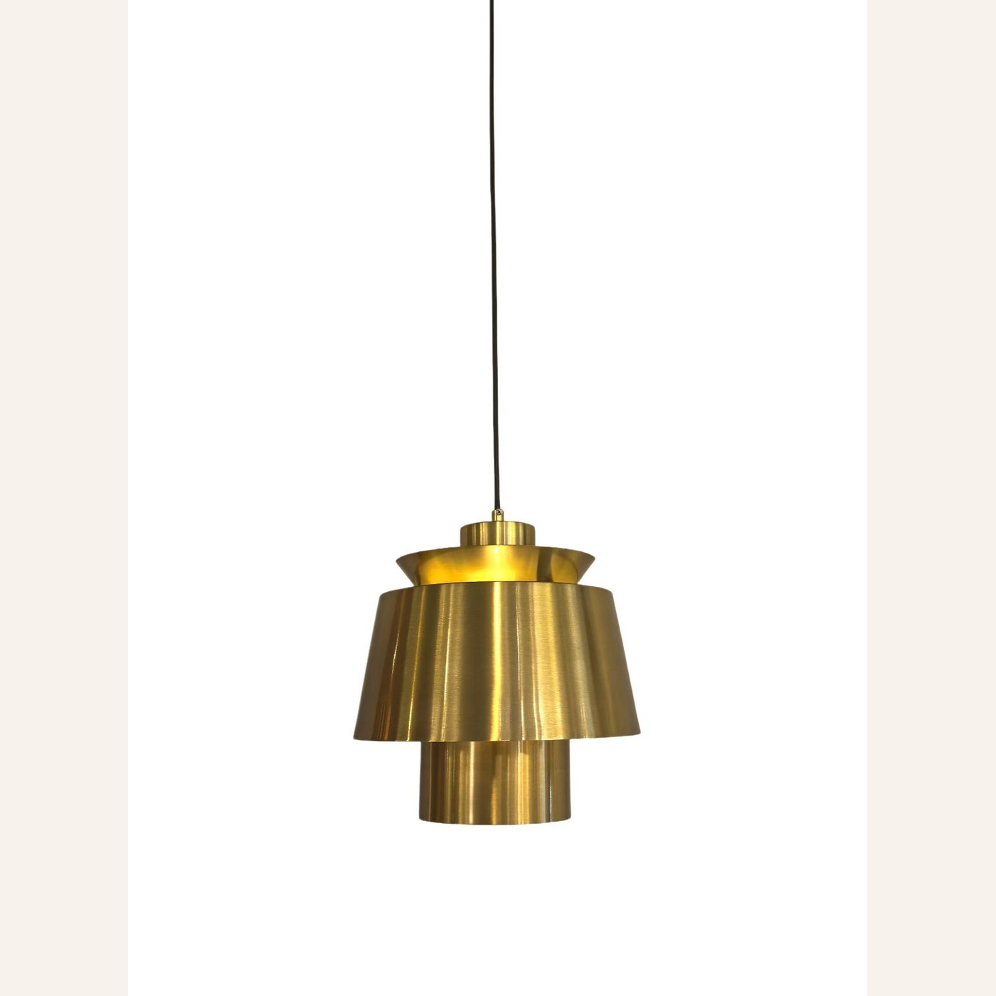 Gold Layered Metal Pendant Light